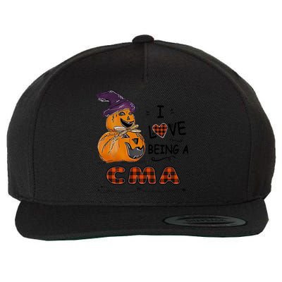 Pumpkin Witch Hats Snow I Love Beings A Cma Halloween Meaningful Gift Wool Snapback Cap