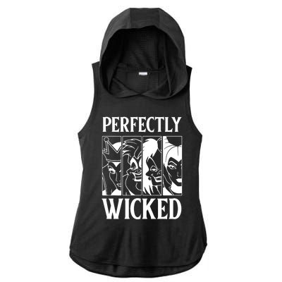 Perfectly Wicked Halloween Womens Halloween Witch Ladies PosiCharge Tri-Blend Wicking Draft Hoodie Tank