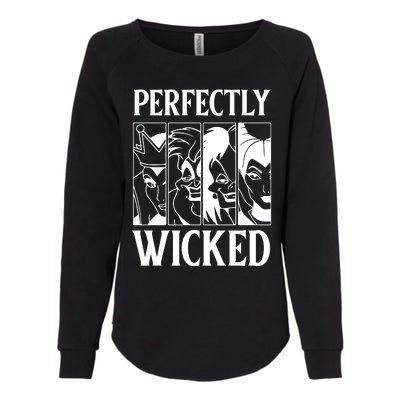 Perfectly Wicked Halloween Womens Halloween Witch Womens California Wash Sweatshirt