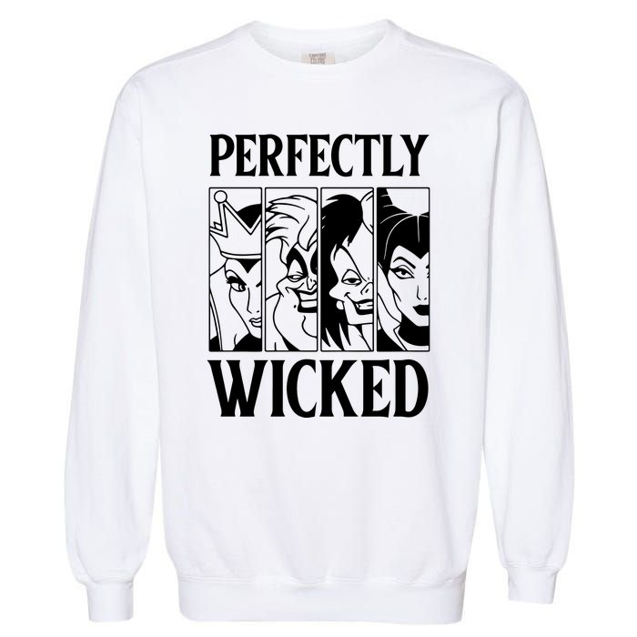 Perfectly Wicked Halloween Womens Halloween Witch Garment-Dyed Sweatshirt