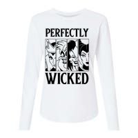 Perfectly Wicked Halloween Womens Halloween Witch Womens Cotton Relaxed Long Sleeve T-Shirt