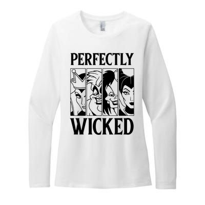 Perfectly Wicked Halloween Womens Halloween Witch Womens CVC Long Sleeve Shirt