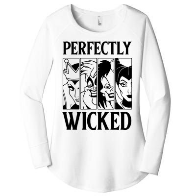 Perfectly Wicked Halloween Womens Halloween Witch Women's Perfect Tri Tunic Long Sleeve Shirt