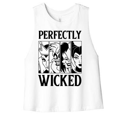 Perfectly Wicked Halloween Womens Halloween Witch Women's Racerback Cropped Tank