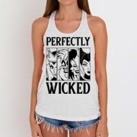 Perfectly Wicked Halloween Womens Halloween Witch Women's Knotted Racerback Tank