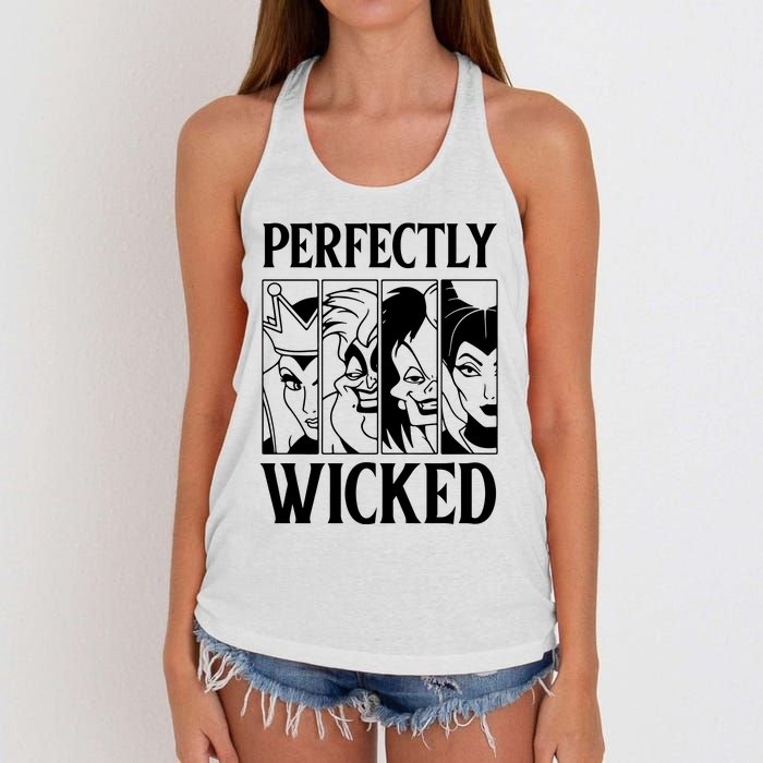 Perfectly Wicked Halloween Womens Halloween Witch Women's Knotted Racerback Tank