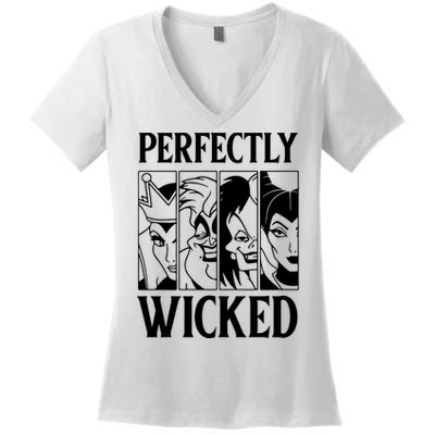 Perfectly Wicked Halloween Womens Halloween Witch Women's V-Neck T-Shirt