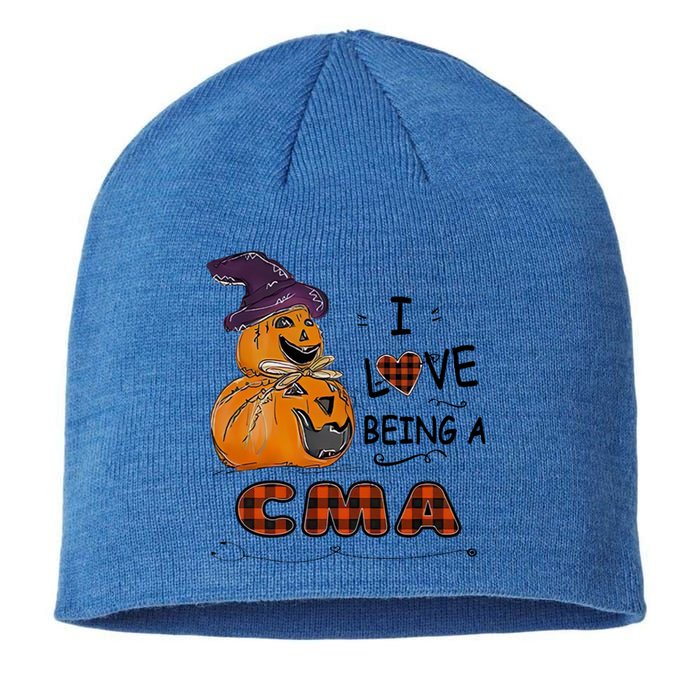 Pumpkin Witch Hats Snow I Love Beings A Cma Halloween Gift Sustainable Beanie