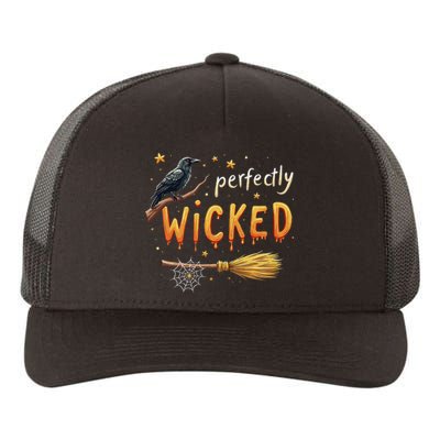 Perfectly Wicked Halloween Women Witchy Women Yupoong Adult 5-Panel Trucker Hat