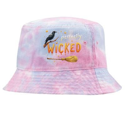 Perfectly Wicked Halloween Women Witchy Women Tie-Dyed Bucket Hat