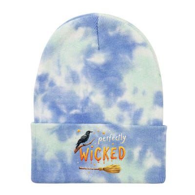 Perfectly Wicked Halloween Women Witchy Women Tie Dye 12in Knit Beanie