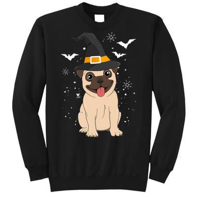 Pug Witch Halloween Dog Puppy Outfit Costume Trick Or Treat Sweatshirt