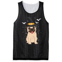 Pug Witch Halloween Dog Puppy Outfit Costume Trick Or Treat Mesh Reversible Basketball Jersey Tank