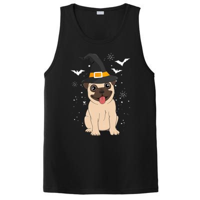 Pug Witch Halloween Dog Puppy Outfit Costume Trick Or Treat PosiCharge Competitor Tank