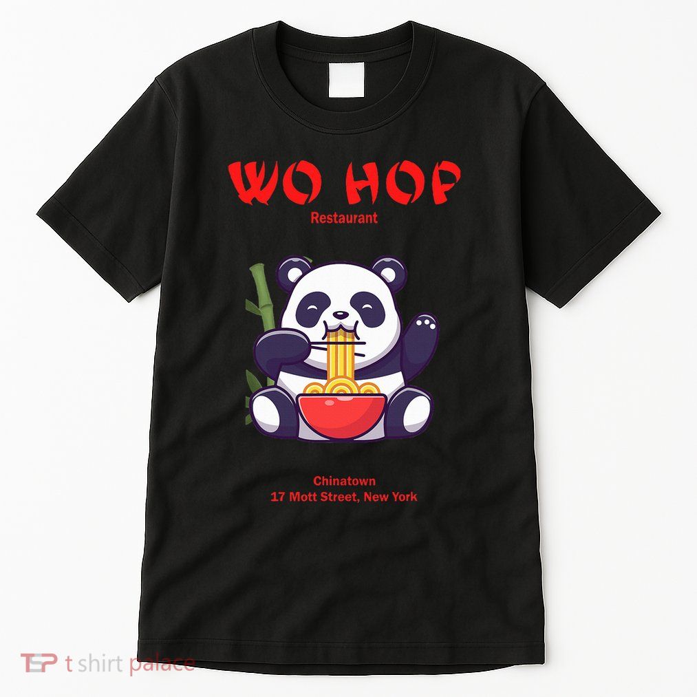 Panda Wo Hop Restaurant Best Bear Tall T-Shirt