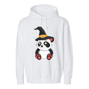 Panda Witch Halloween Bear China Animal Outfit Costume Garment-Dyed Fleece Hoodie