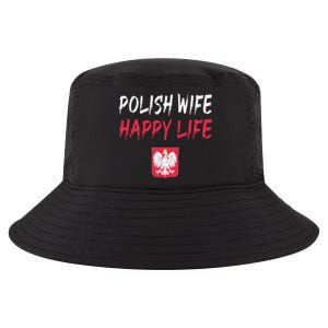 Polish Wife Happy Life Funny Poland Flag Polska Polish Cool Comfort Performance Bucket Hat