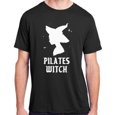 Pilates Witch Instructor Spooky Vibes Gym Halloween Costume Adult ChromaSoft Performance T-Shirt