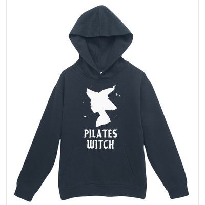 Pilates Witch Instructor Spooky Vibes Gym Halloween Costume Urban Pullover Hoodie