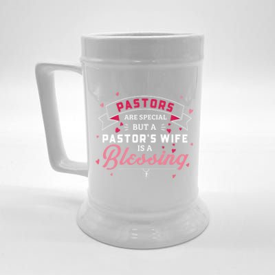 Pastor's Wife Is Blessing Christian Family Gift Beer Stein