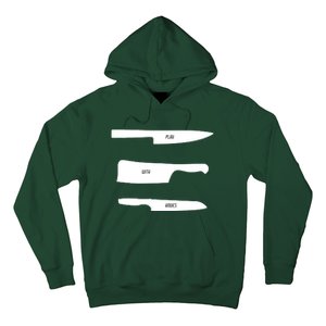 Play With Knives Funny Cooking And Chef Gift Hoodie