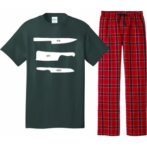 Play With Knives Funny Cooking And Chef Gift Pajama Set