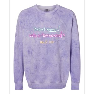 Protect Women! Kamala 2024. Election 2024 Colorblast Crewneck Sweatshirt