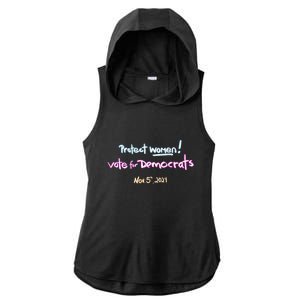 Protect Women! Kamala 2024. Election 2024 Ladies PosiCharge Tri-Blend Wicking Draft Hoodie Tank