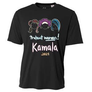 Protect Women Kamala 2024 Election Cooling Performance Crew T-Shirt