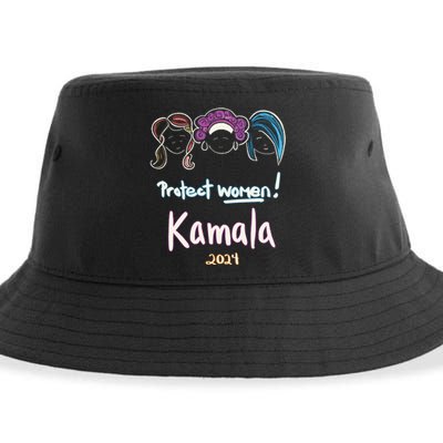 Protect Women Kamala 2024 Election Sustainable Bucket Hat