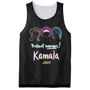 Protect Women Kamala 2024 Election Mesh Reversible Basketball Jersey Tank