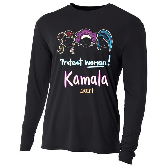 Protect Women Kamala 2024 Election Cooling Performance Long Sleeve Crew