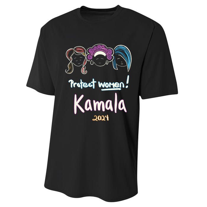 Protect Women Kamala 2024 Election Performance Sprint T-Shirt