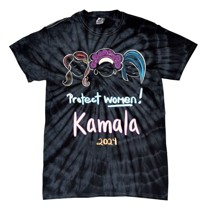 Protect Women Kamala 2024 Election Tie-Dye T-Shirt