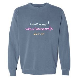 Protect Women! Kamala 2024 Election Garment-Dyed Sweatshirt