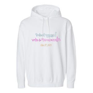 Protect Women! Kamala 2024 Election Garment-Dyed Fleece Hoodie