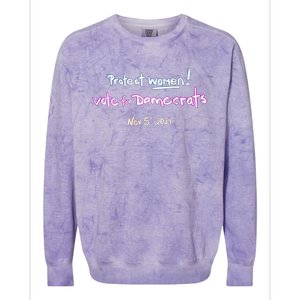 Protect Women! Kamala 2024 Vote Democrats Colorblast Crewneck Sweatshirt