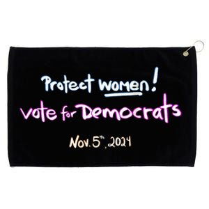 Protect Women! Kamala 2024 Vote Democrats Grommeted Golf Towel