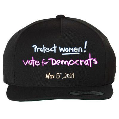 Protect Women! Kamala 2024 Vote Democrats Wool Snapback Cap