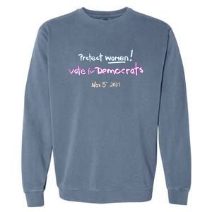 Protect Women! Kamala 2024 Vote Democrats Garment-Dyed Sweatshirt