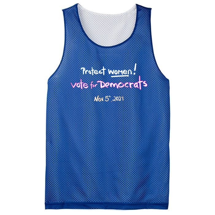 Protect Women! Kamala 2024 Vote Democrats Mesh Reversible Basketball Jersey Tank