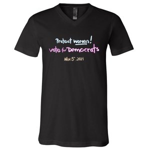 Protect Women! Kamala 2024 Election V-Neck T-Shirt