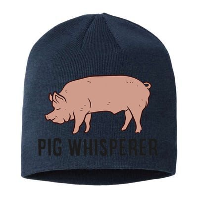 Pig Whisperer Love Pigs Pig Farmer Pig Whisperer Sustainable Beanie