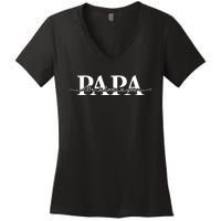 Papa We Love You Father's Day Women's V-Neck T-Shirt