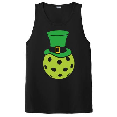 Pickleball With Leprechaun Hat St Patricks Day PosiCharge Competitor Tank