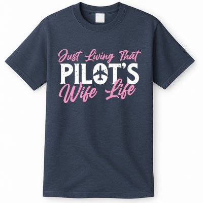 Pilots Wife Life Plane Airline Pilot Aviation Enthusiast T-Shirt