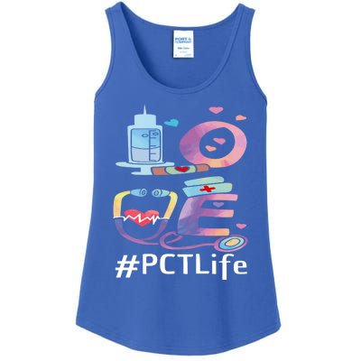 Pct Week Love Patient Care Technician Nursing Gift Ladies Essential Tank