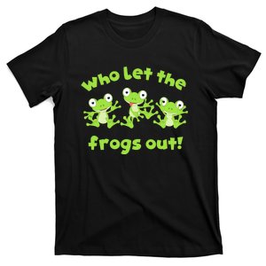 Passover Who Let The Frogs Out Funny Jewish Matzah T-Shirt