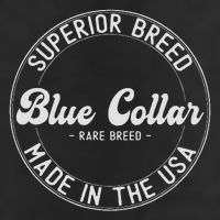 Patriotic Worker Lineman Plumber Usa Blue Collar Worker Golf Towel
