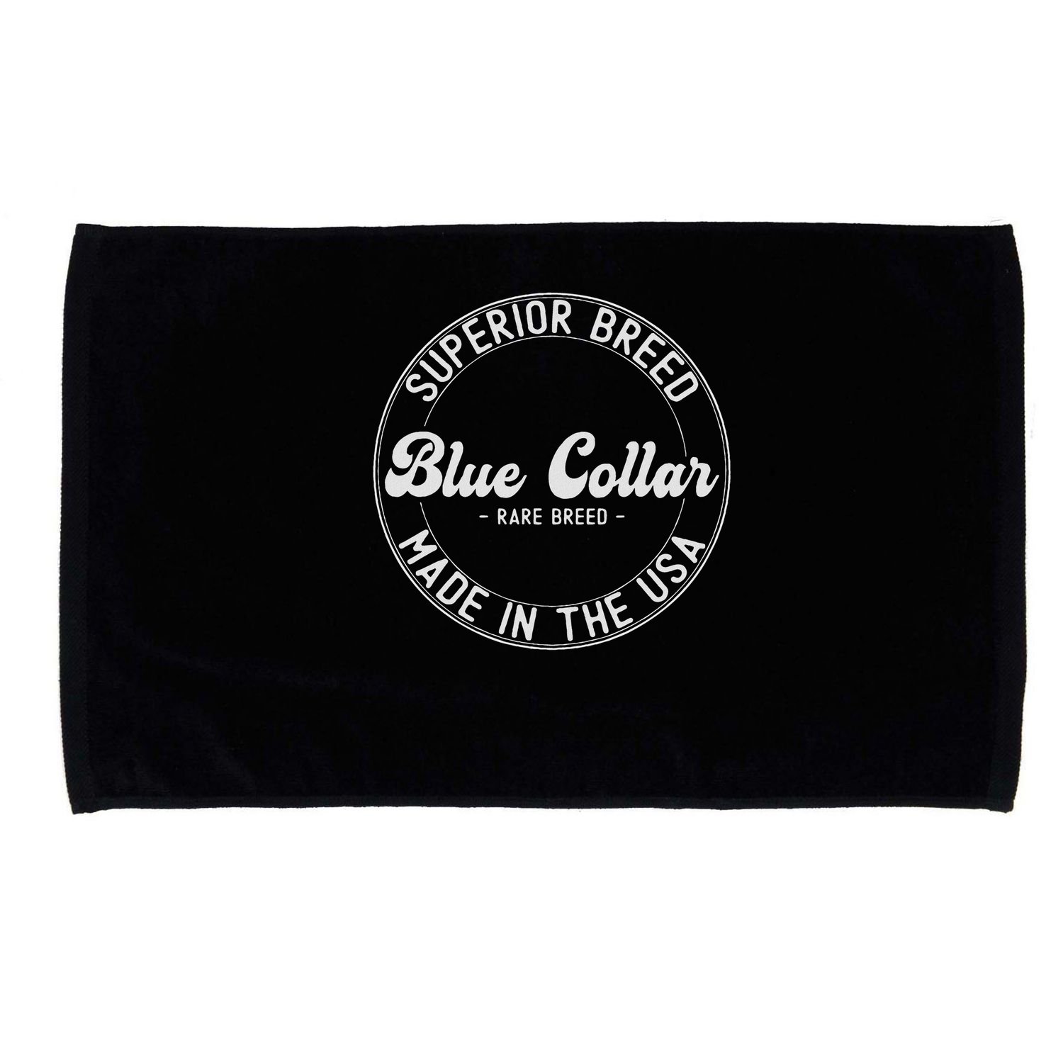 Patriotic Worker Lineman Plumber Usa Blue Collar Worker Microfiber Hand Towel